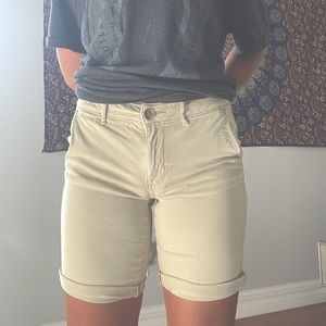 American Eagle Khaki Bermuda Short